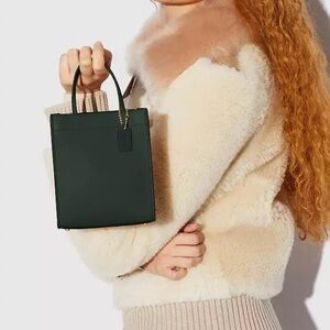 COACH Green Mini Cashin Tote